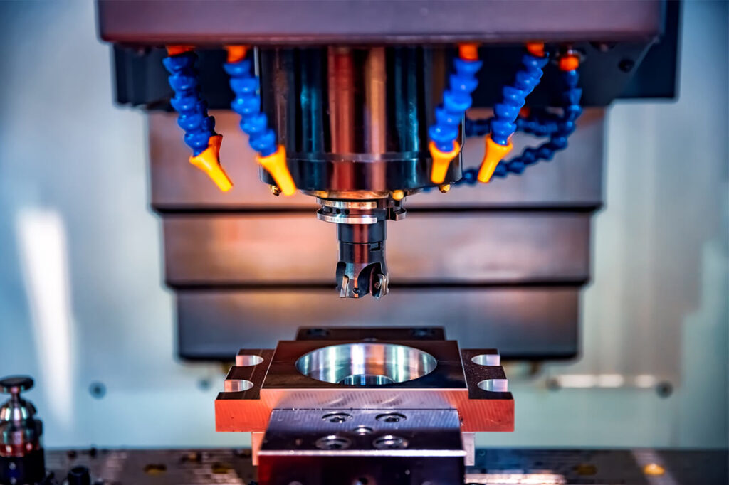 Procision’s on-demand CNC milling service process of metal part