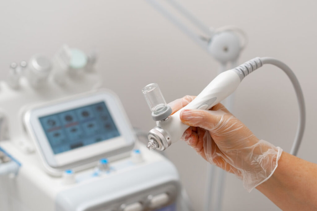 A medical device that includes plastic parts produced using injection molding to ensure proper fit and function